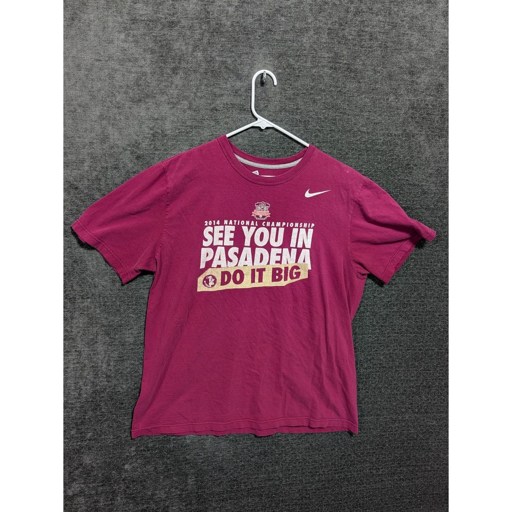 Nike Florida State Seminoles 2014 BCS National Championship T-Shirt XL Maroon